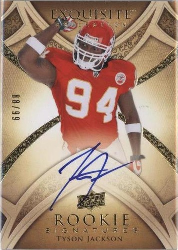 2009 Upper Deck Exquisite Collection Tyson Jackson #113