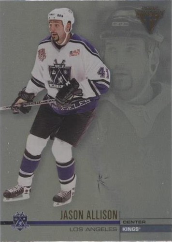 2001-02 Pacific Private Stock Titanium - Jason Allison #63