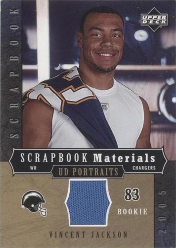 2005 Upper Deck Portraits Vincent Jackson #SB-VJ