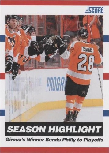 2010-11 Score - Claude Giroux #22