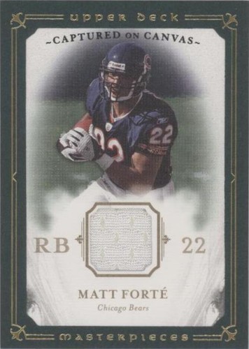 2008 Upper Deck Masterpieces Matt Forte #CC49