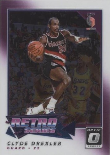 2017-18 Panini Donruss Optic - Clyde Drexler #18