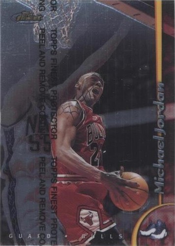 1998-99 Topps Finest - Michael Jordan #81