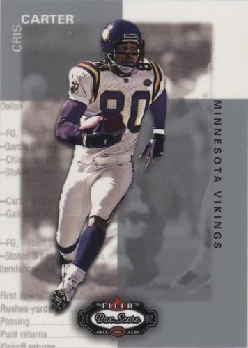 2002 Fleer Box Score Cris Carter #47