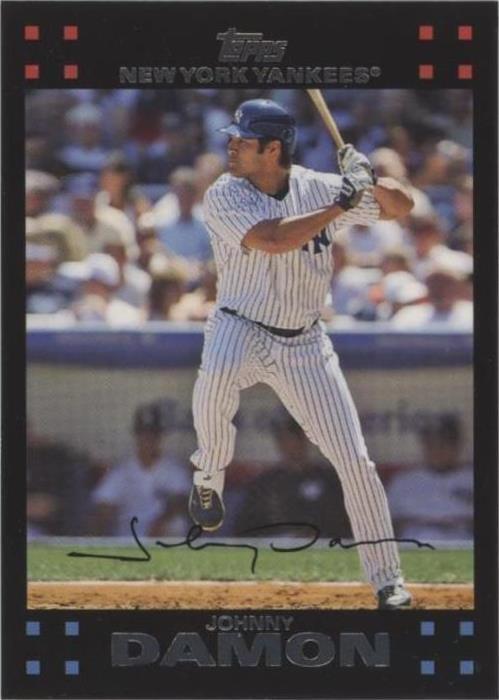 2007 Topps New York Yankees Limited Edition Gift Set - Johnny Damon #NYY23