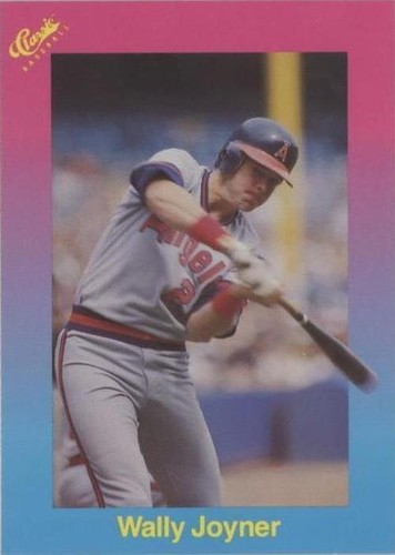 1989 Classic Update Pink/Light Blue Travel Edition - Wally Joyner #29
