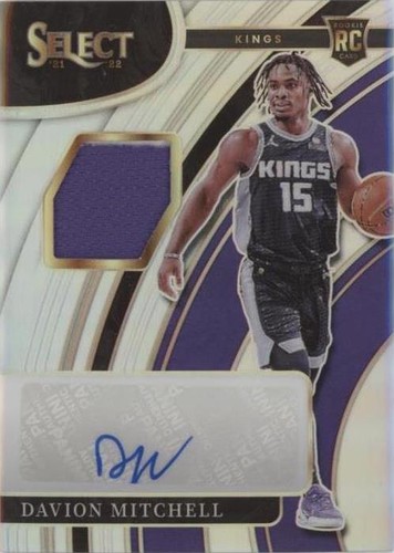 2021-22 Panini Select - Davion Mitchell #RJ-DML