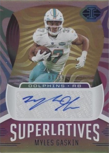 2021 Panini Illusions Myles Gaskin #SU-25