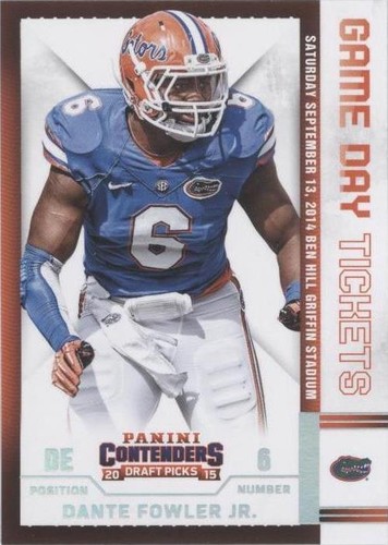 2015 Panini Contenders Draft Picks Dante Fowler Jr. #12