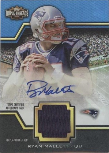 2011 Topps Triple Threads Ryan Mallett #TTUAR-61