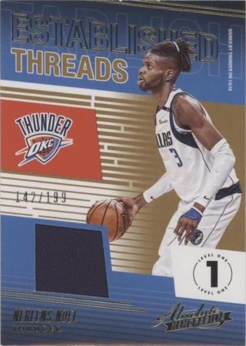 2018-19 Panini Absolute Memorabilia - Nerlens Noel #ET-NNL