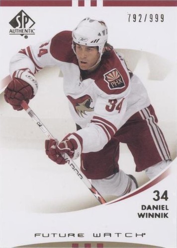 2007-08 SP Authentic - Daniel Winnik #185