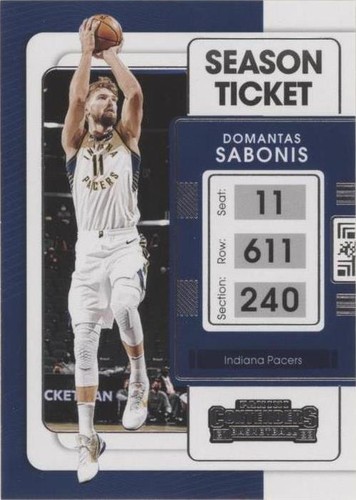 2021-22 Panini Contenders - Domantas Sabonis #2