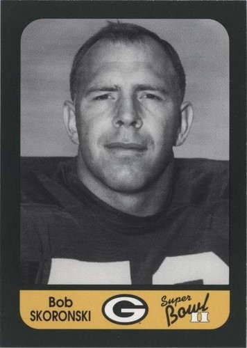 1991 Champion Cards Green Bay Packers Super Bowl II 25th Anniversary Bob Skoronski #9