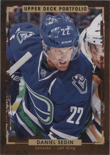 2015-16 Upper Deck Portfolio - Daniel Sedin #178