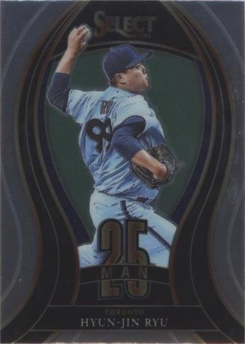 りゅーじん 2021 PANINI MOSAIC hyun-jin ryu red reactive holo prizm card