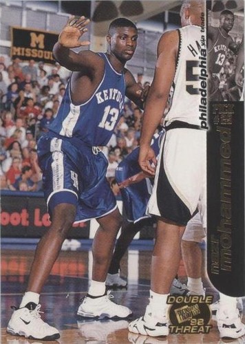 1998 Press Pass Double Threat - Nazr Mohammed #21