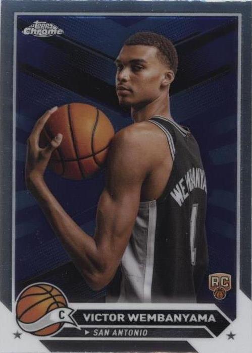 2023-24 Topps Chrome - Victor Wembanyama #1 (RC) for sale 2023-24 Topps Chrome - Victor Wembanyama #1 (RC) for sale