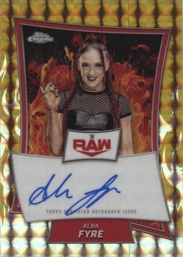 2025 Topps Chrome WWE - Alba Fyre #RBA-ALB
