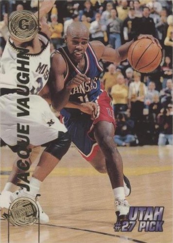 1997 Press Pass Double Threat - Jacque Vaughn #26
