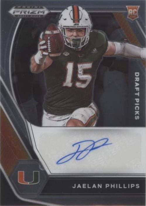 2021 Panini Prizm Draft Picks Jaelan Phillips #DPA-JAE