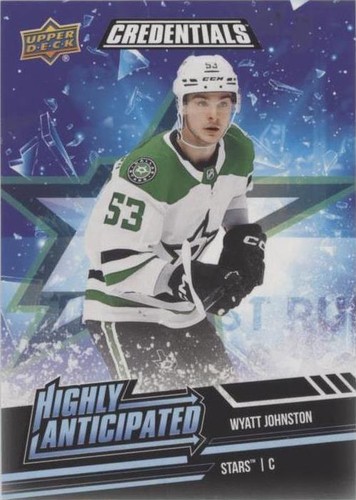 2022-23 Upper Deck Credentials - Wyatt Johnston #HA-14
