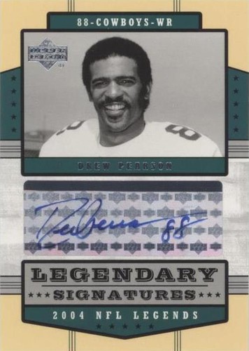 2004 Upper Deck NFL Legends Drew Pearson #LS-DP