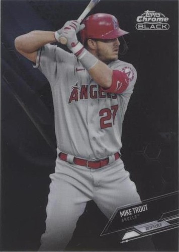 2021 Topps Chrome Black - Mike Trout #70