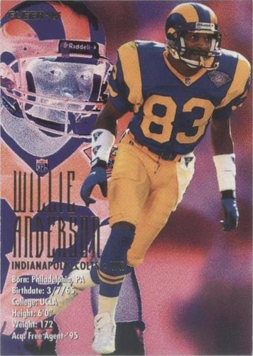 1995 Fleer Willie "Flipper" Anderson #156