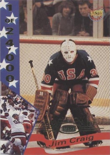 1995 Signature Rookies Miracle on Ice 1980 - Jim Craig #9