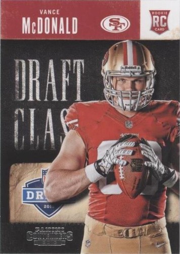 2013 Panini Contenders Vance McDonald #19