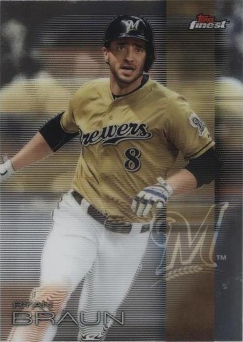 2016 Topps Finest - Ryan Braun #48