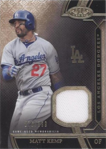 2015 Topps Tier One - Matt Kemp #TSR-MK