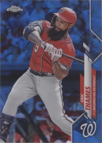 2020 Topps Chrome Update Series Sapphire Edition - Eric Thames #U-107