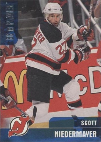 1999-00 In the Game Be A Player Memorabilia - Scott Niedermayer #113