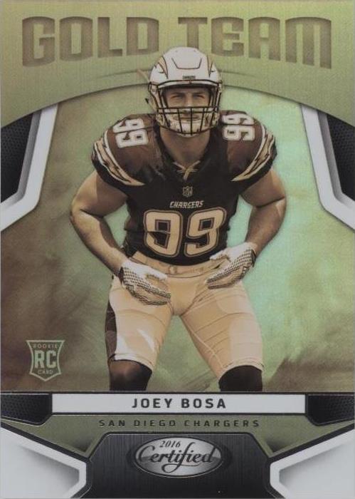 Joey Bosa #11 2016 certificado por Panini