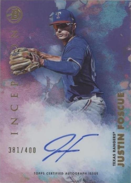 2021 Bowman Inception - Justin Foscue #PA-JF