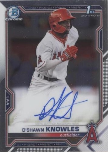 2021 Bowman - D'Shawn Knowles #CPA-DK