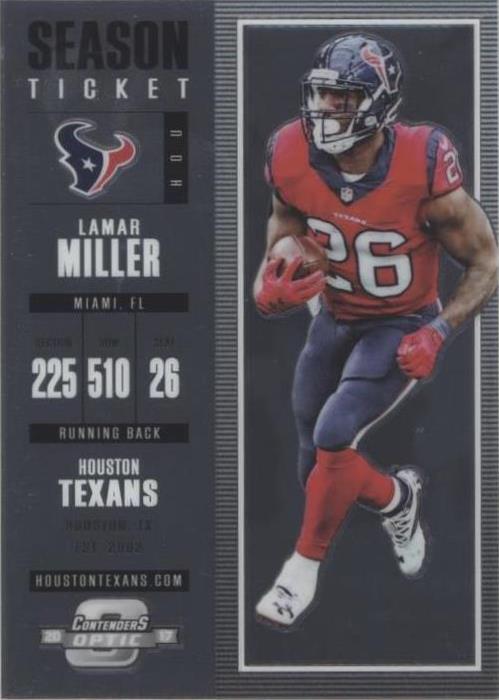 2017 Panini Contenders Optic Lamar Miller #13