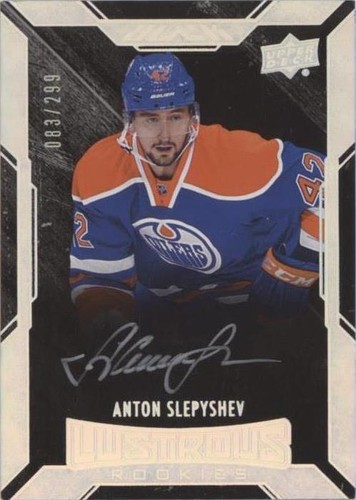 2015-16 UD Black - Anton Slepyshev #36