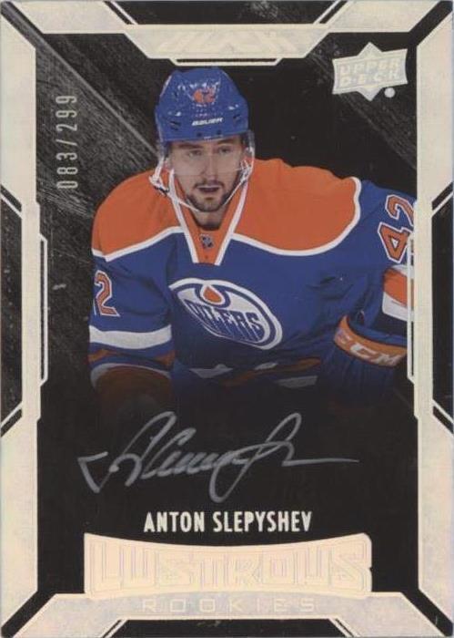 2015-16 UD Black - Anton Slepyshev #36