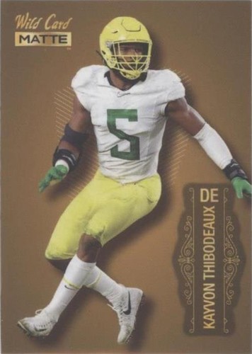 2022 Wild Card MATTE Kayvon Thibodeaux #MB-69