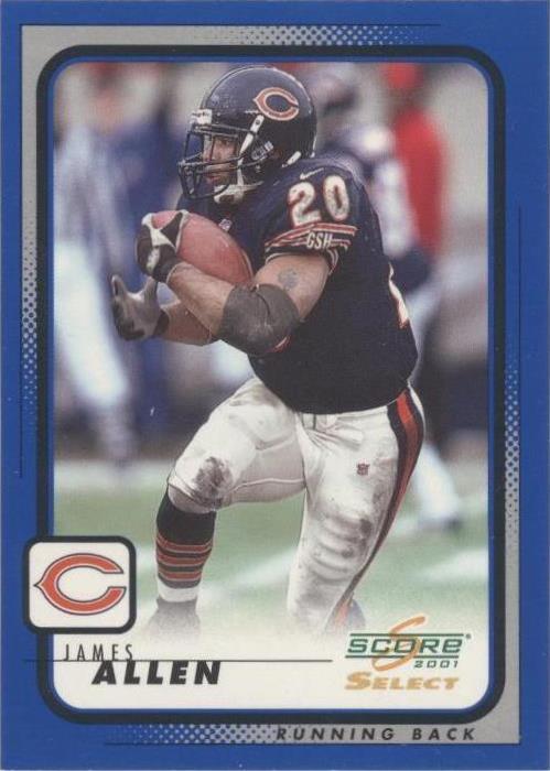 2001 Score Select James Allen #38