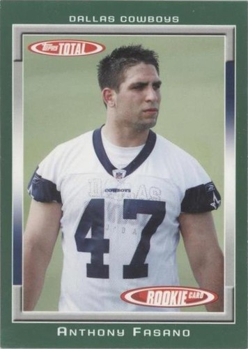 2006 Topps Total Anthony Fasano #533