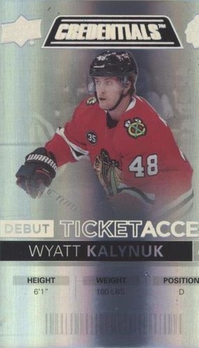 2021-22 Upper Deck Credentials - Wyatt Kalynuk #93