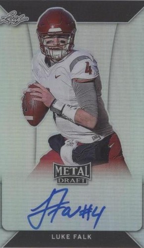 2018 Leaf Metal Draft Luke Falk #BA-LF1