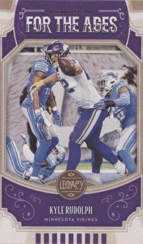 2019 Panini Legacy Kyle Rudolph #FTA-KR