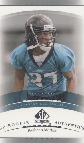 2003 SP Authentic Rashean Mathis #161