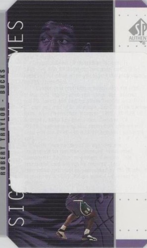 1998-99 SP Authentic - Robert Traylor #RT