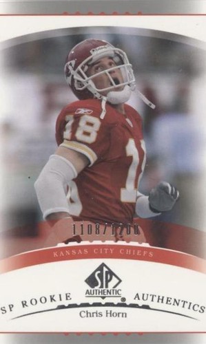 2003 SP Authentic Chris Horn #181